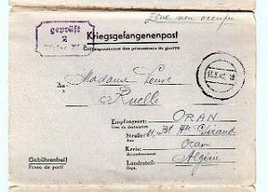 lettre de captivite 1942